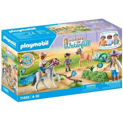 PLAYMOBIL 71495 Ponyruiters en springpaarden