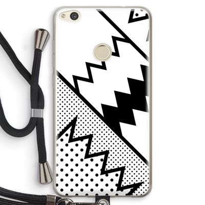 Pop Art #5: Huawei Ascend P8 Lite (2017) Transparant Hoesje met koord
