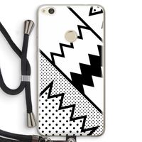 Pop Art #5: Huawei Ascend P8 Lite (2017) Transparant Hoesje met koord