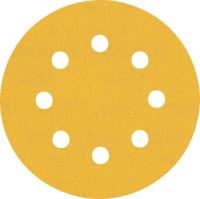 Bosch Accessoires Expert C470 schuurpapier voor excenterschuurmachines 115 mm, 8 gaten, K240 5-delig - 2608900799