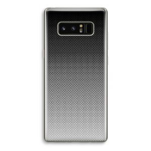 Musketon Halftone: Samsung Galaxy Note 8 Transparant Hoesje