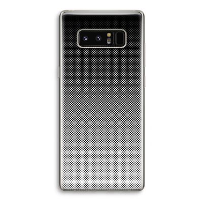 Musketon Halftone: Samsung Galaxy Note 8 Transparant Hoesje
