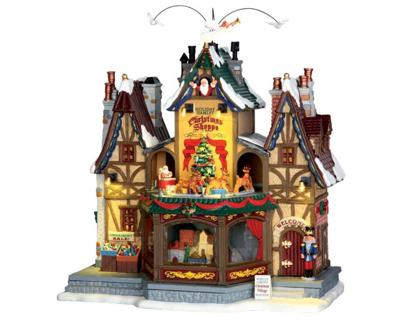Holiday hamlet christmas shoppe, with 4.5v adaptor - Lemax