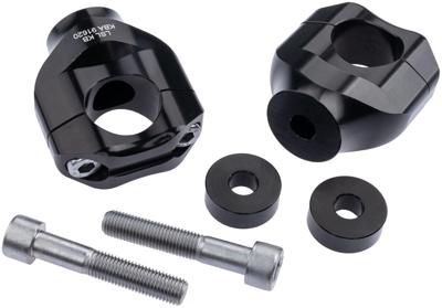 LSL stuurklemstuk "x-bar clamping bracket +30mm 28.5mm sw