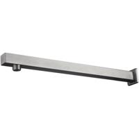 Wiesbaden Vierkante RVS Douchearm 40cm met Muurbevestiging
