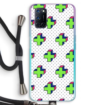 8-bit N°10: Oppo A52 Transparant Hoesje met koord