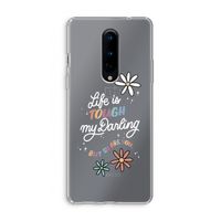 Tough Life: OnePlus 8 Transparant Hoesje