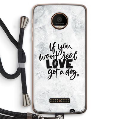 Partner in crime: Motorola Moto Z Force Transparant Hoesje met koord