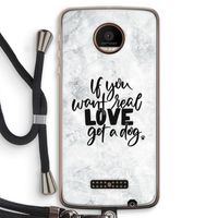 Partner in crime: Motorola Moto Z Force Transparant Hoesje met koord