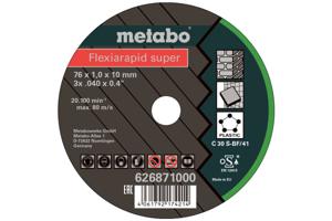 Metabo Flexiarapid Super 626871000 Doorslijpschijf recht 76 mm 1 stuk(s)