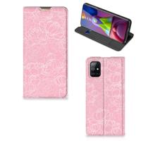 Samsung Galaxy M51 Smart Cover White Flowers Samsung Galaxy M51 Smart Cover White Flowers