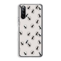Miauw: Sony Xperia 10 III Transparant Hoesje
