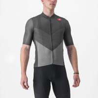 Castelli Endurance pro korte mouw fietsshirt grijs heren L - thumbnail