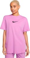 Nike Midi Swoosh T Shirt Dames Roze maat XL