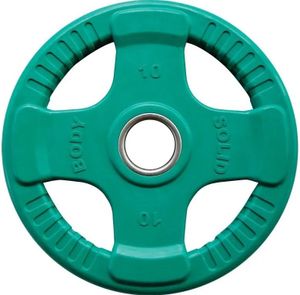 Olympische Halterschijf 50 mm - Body-Solid - 10 kg - Rubber coated