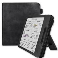 Lunso Kobo Libra Colour hoes (7 inch) - Luxe Stand sleepcover - Zwart