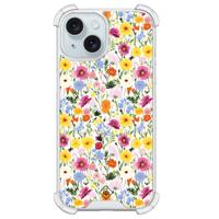 iPhone 15 shockproof hoesje - Happy flora iPhone 15 shockproof hoesje - Happy flora