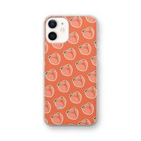 Just peachy: iPhone 12 Transparant Hoesje