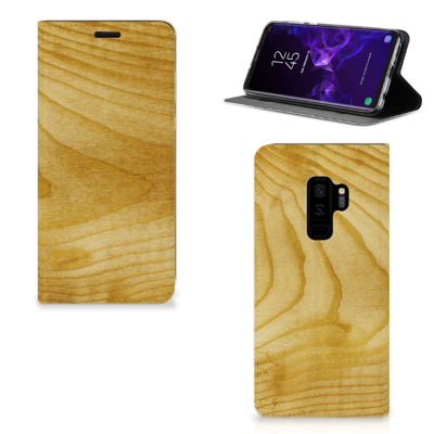 Samsung Galaxy S9 Plus Book | Wallet Case | Licht Hout