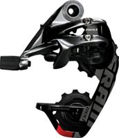 Sram rear derail."red" 10-sp med. cage gr/b