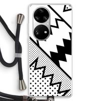 Pop Art #5: Huawei P50 Pro Transparant Hoesje met koord