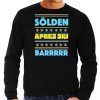 Apres ski sweater voor heren - Solden - zwart - apresski bar/kroeg - skien/snowboarden - wintersport