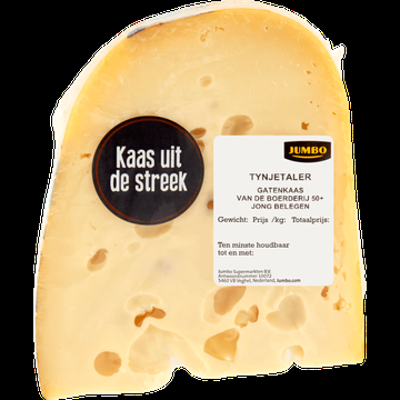 Jumbo Tynjetaler Gatenkaas van de Boerderij 50+ Jong Belegen ca. 452 g