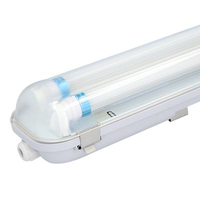HOFTRONIC™ LED T8 TL armatuur IP65 120 cm 3000K 18W 5040lm 140lm/W incl. flikkervrije LED buizen koppelbaar