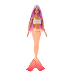 Mattel Dreamtopia - Zeemeerminpop - Roze haar en zacht oranje staart