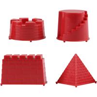 Sandy Clay® Vormpjes, kasteel, afm 5,5-8,5 cm, 4 stuk/ 1 doos