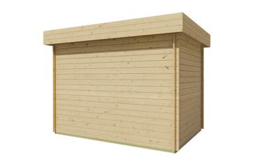 Blokhut - Tuinhuis Novalie | 19 mm | vuren groen geïmpregneerd