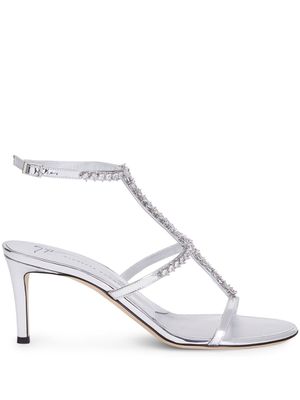 Giuseppe Zanotti sandales Minnah 70 mm - Argent