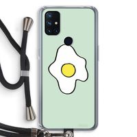 Spiegelei: OnePlus Nord N10 5G Transparant Hoesje met koord Spiegelei: OnePlus Nord N10 5G Transparant Hoesje met koord