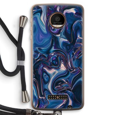 Mirrored Mirage: Motorola Moto Z Force Transparant Hoesje met koord