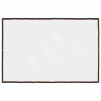 Doorzichtig zeildoek met zeilringen 2x3 m polyethyleen