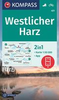 Wandelkaart 451 Westlicher Harz | Kompass