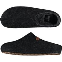 Heren instap slippers/pantoffels antraciet maat 41-42 41/42  -