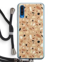 Terrazzo N°17: Samsung Galaxy A50 Transparant Hoesje met koord