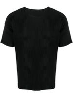 Homme Plissé Issey Miyake t-shirt plissé à manches courtes - Noir - thumbnail