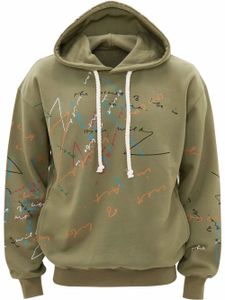 JW Anderson hoodie Oscar Wilde Capsule imprimé - Vert