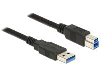 DeLOCK 85065 USB-kabel 0,5 m USB 3.2 Gen 1 (3.1 Gen 1) USB A USB B Zwart
