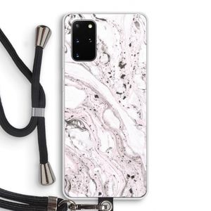 Mengelmoes: Samsung Galaxy S20 Plus Transparant Hoesje met koord