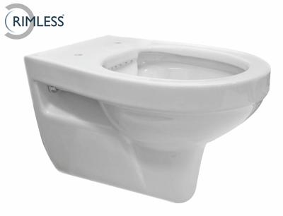 Wiesbaden Trevi rimless wandcloset diepspoel wit