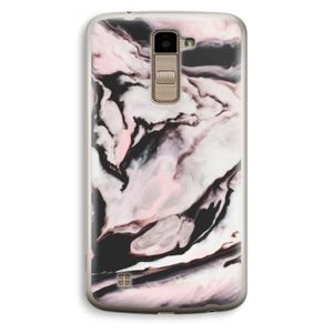 Roze stroom: LG K10 (2016) Transparant Hoesje
