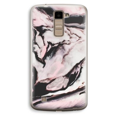 Roze stroom: LG K10 (2016) Transparant Hoesje