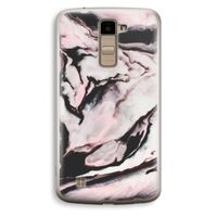 Roze stroom: LG K10 (2016) Transparant Hoesje