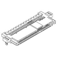 Molex 1511240001 Female behuizing (board) Totaal aantal polen: 68 Inhoud: 1 stuk(s) Tape