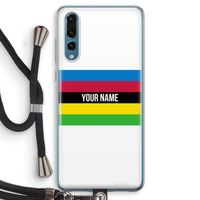 WK Wielrennen: Huawei P20 Pro Transparant Hoesje met koord