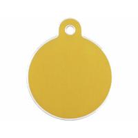 Naamplaatje Imarc Circle Geel Gouden