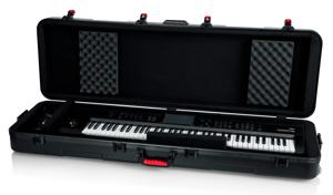 Gator Cases Slim 88-Note Keyboard Case with Wheels Zwart MIDI-keyboardkoffer Hard case